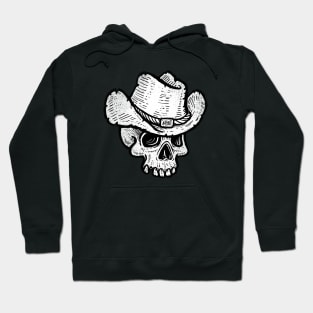 Texan Gothic Cowboy Skull Hoodie